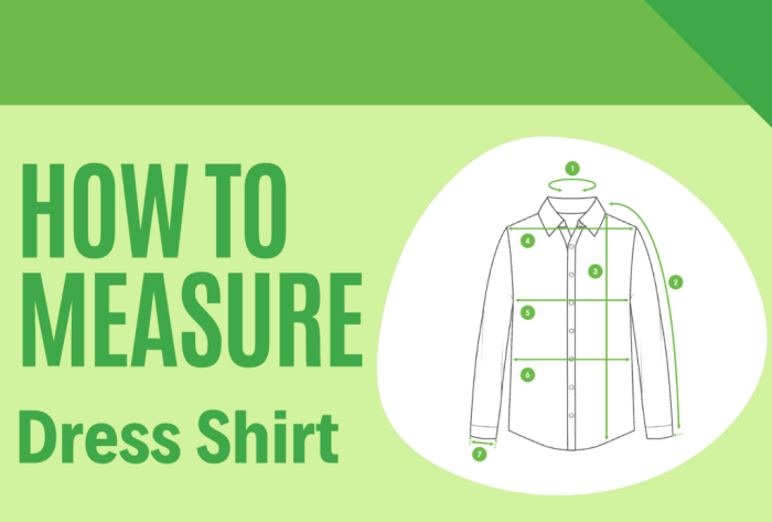 How do men's dress shirt sizes work