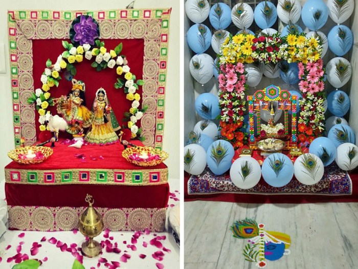 How to make janmashtami decoration at home